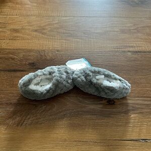 Cozy Gray Infant Slippers